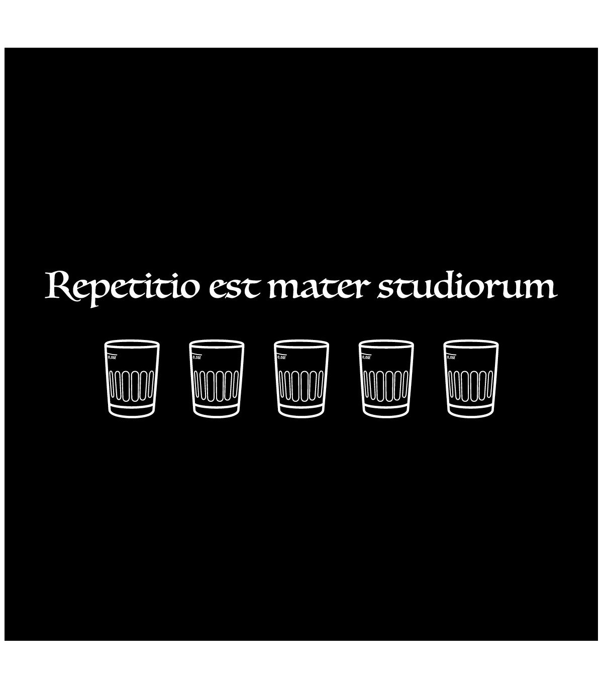 Tričko Opakování je matka moudrosti