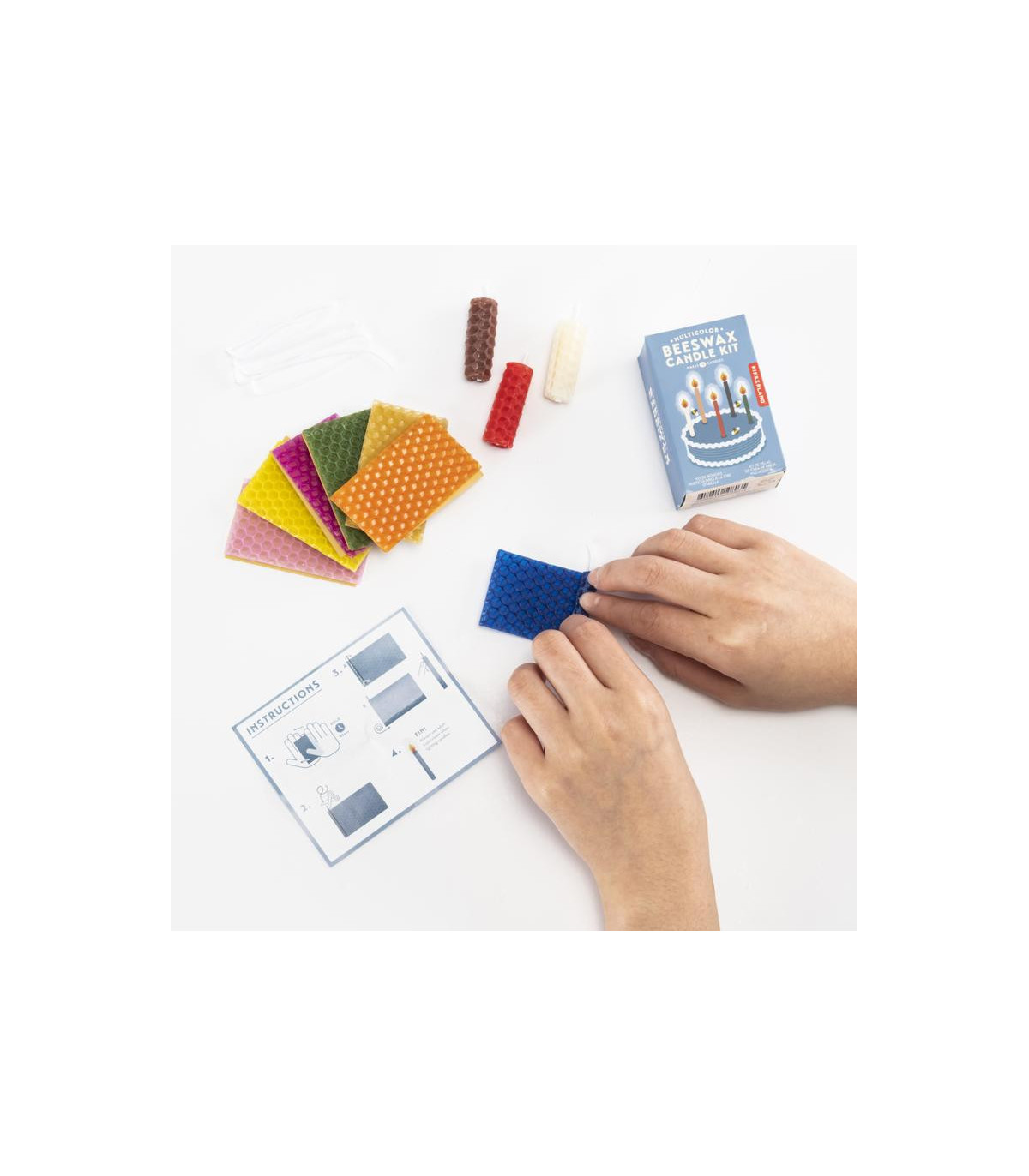 Udělej si sám - barevné svíčky z včelího vosku
