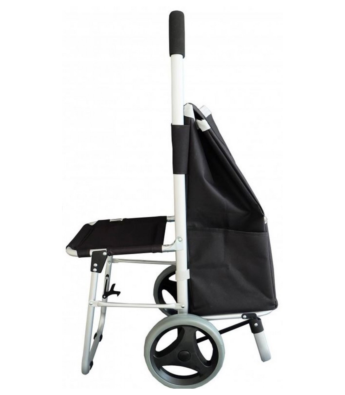 Nákupní taška na kolečkách se sedátkem - Comfort