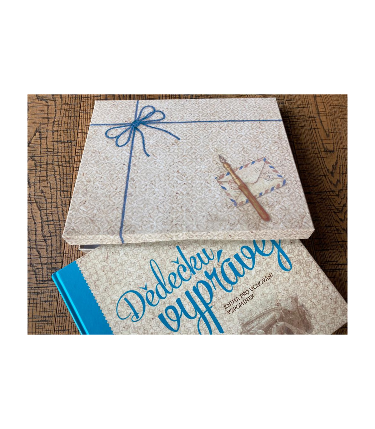 Dárková krabice na knihu Dědečku vyprávěj