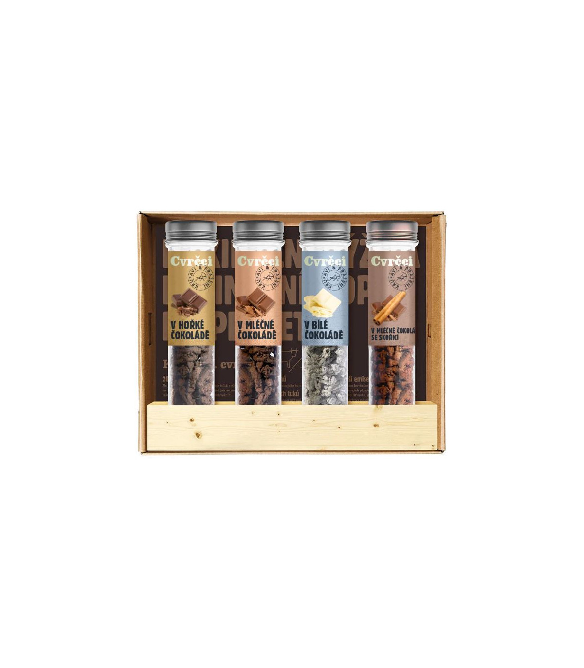 Dárková sada - Cvrčci v čokoládě