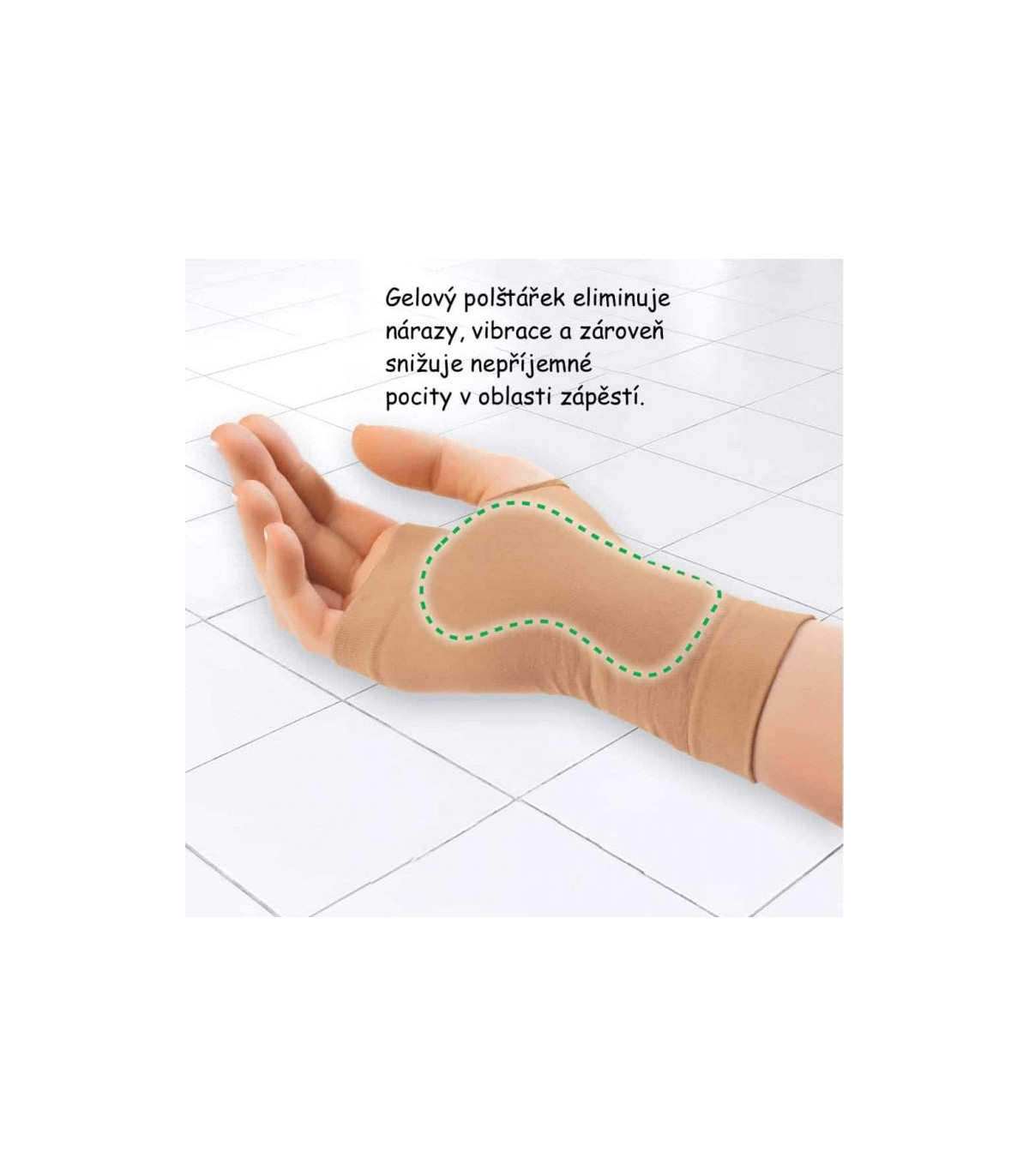 Karpální návlek s gelem