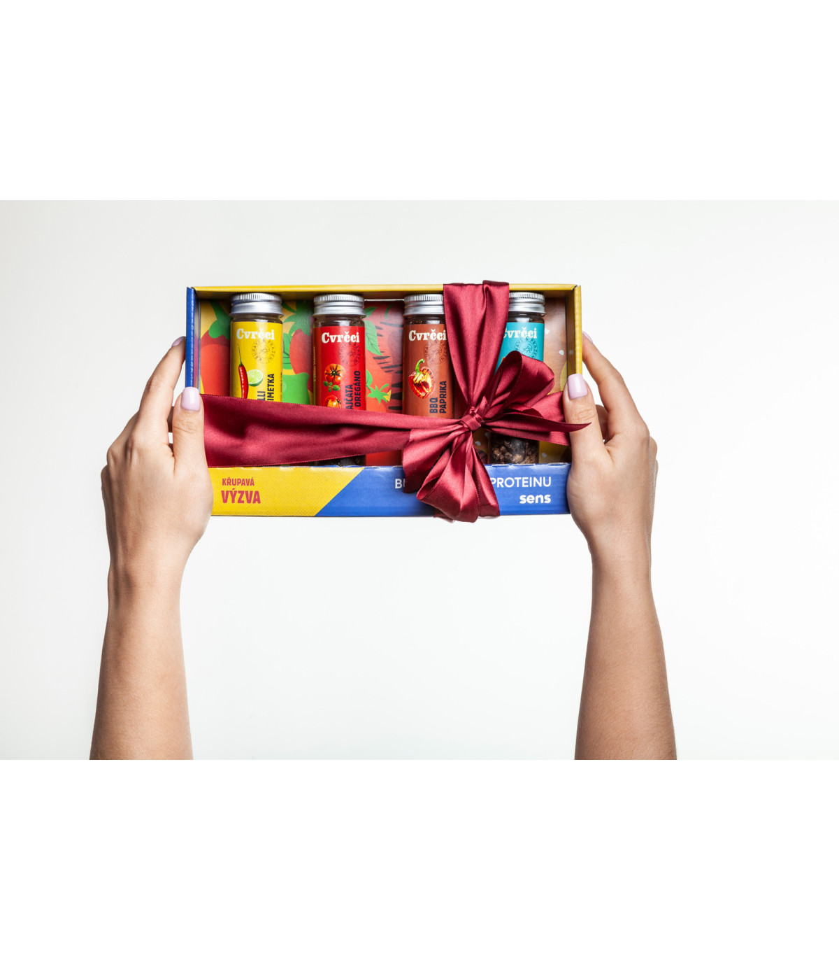 Křupaví cvrčci - dárkové balení se 4 příchutěmi