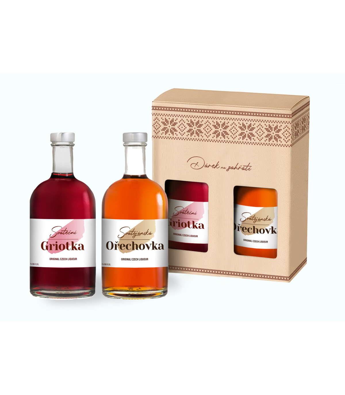 Dárkové balení Ořechovky a Griotky