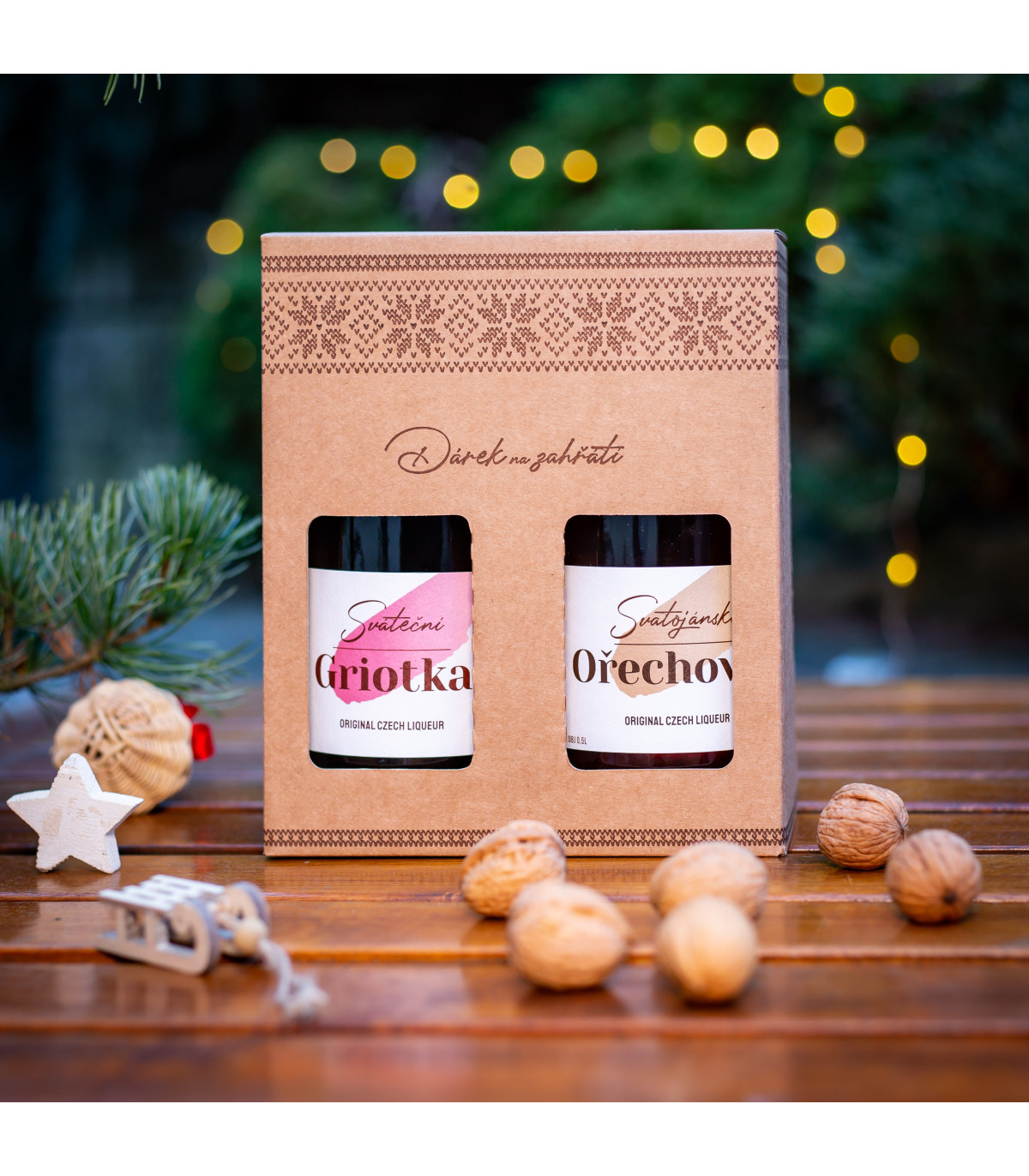Dárkové balení Ořechovky a Griotky