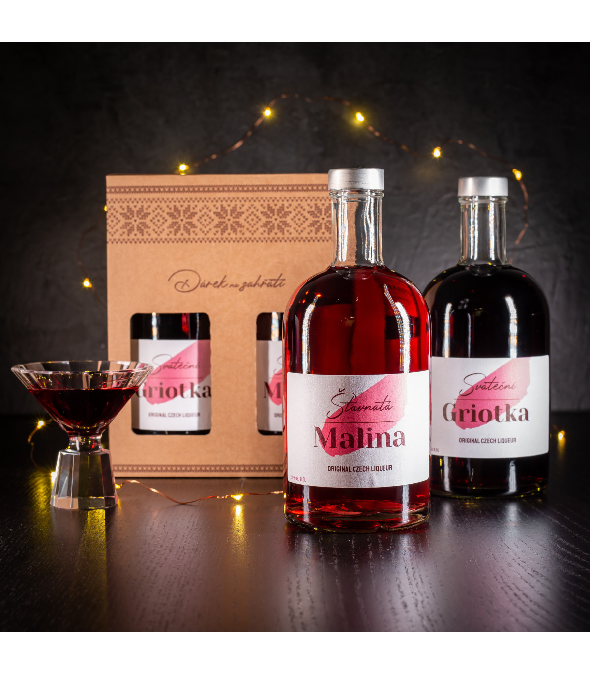 Dárkové balení Maliny a Griotky