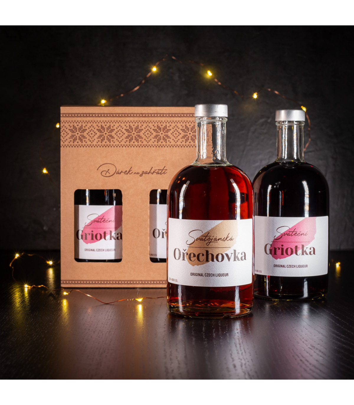 Dárkové balení Ořechovky a Griotky