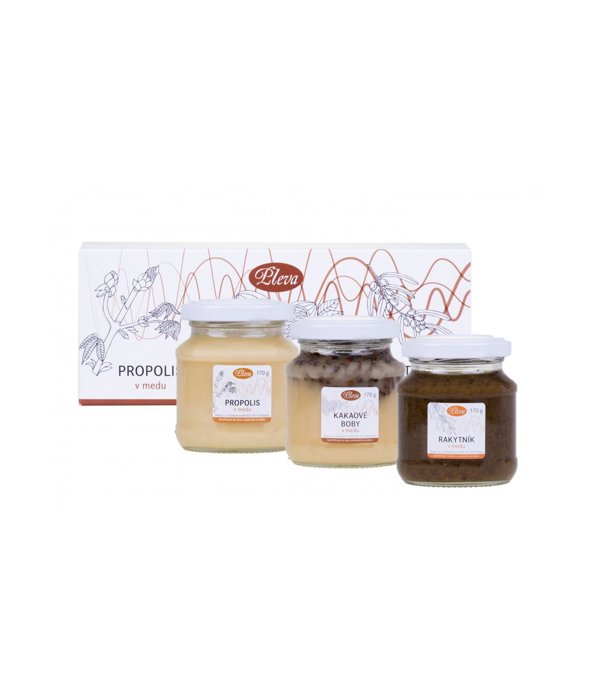 Dárková krabička s medy