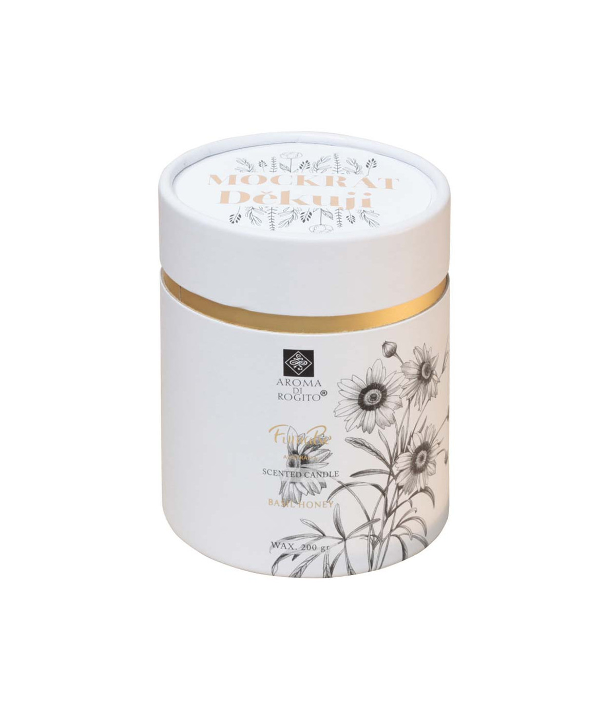 Svíčka v dárkovém obalu - MOCKRÁT DĚKUJI!