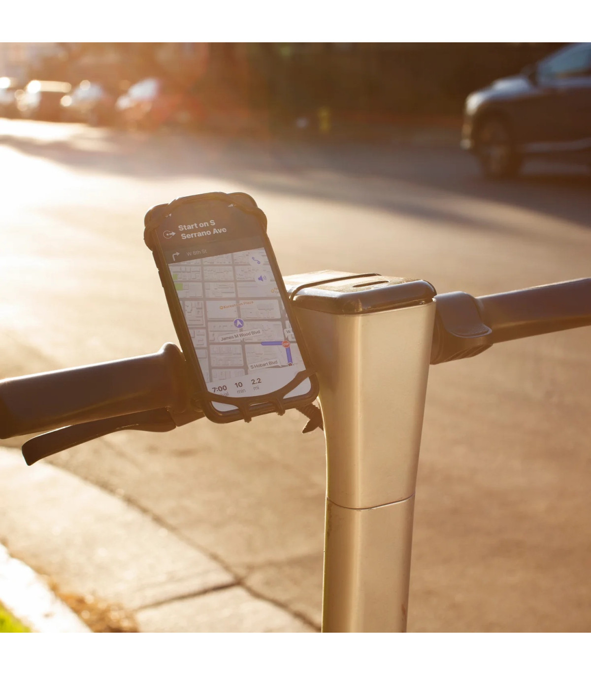 Držák telefonu na kolo