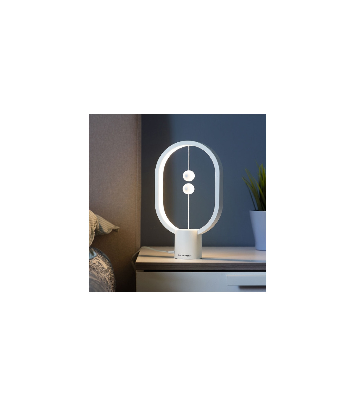 Magnetická balancující lampa