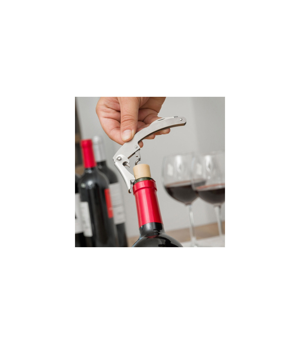 Souprava na víno v lahvi