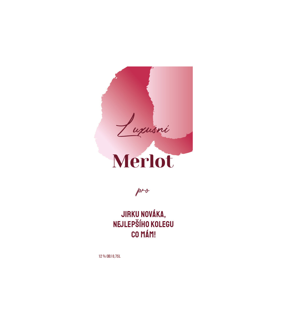 Dárkové vino Merlot
