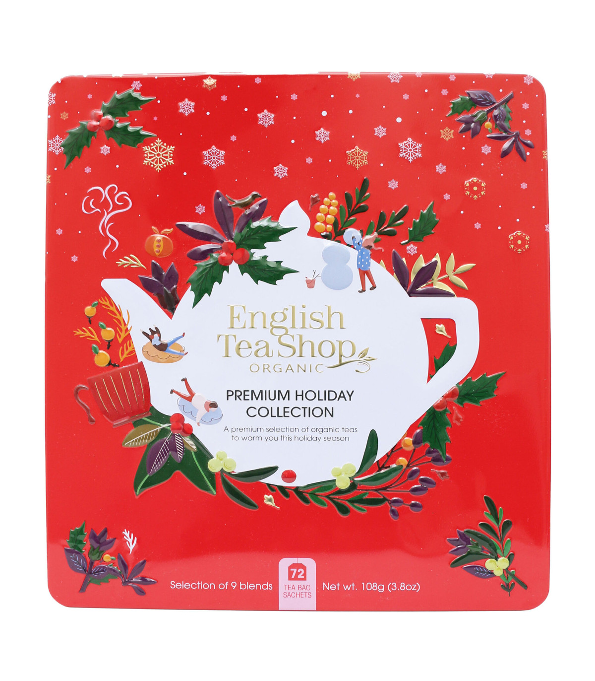 Sváteční čajová kolekce v plechové kazetě