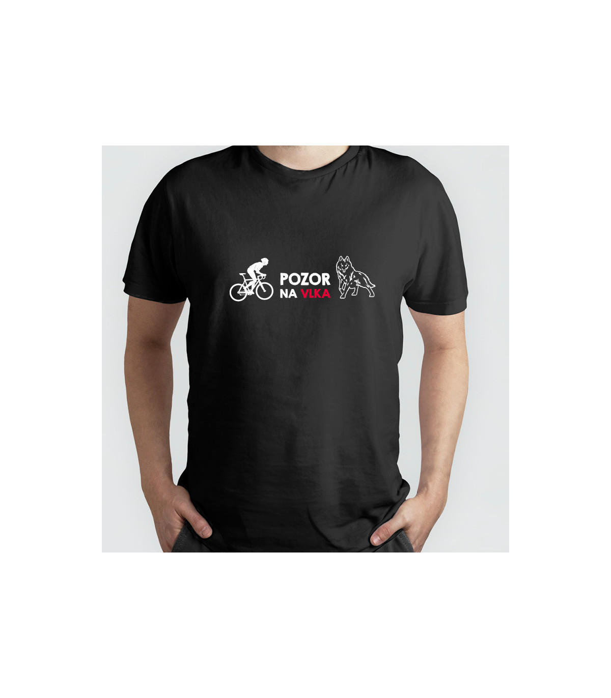 Tričko Pozor na vlka