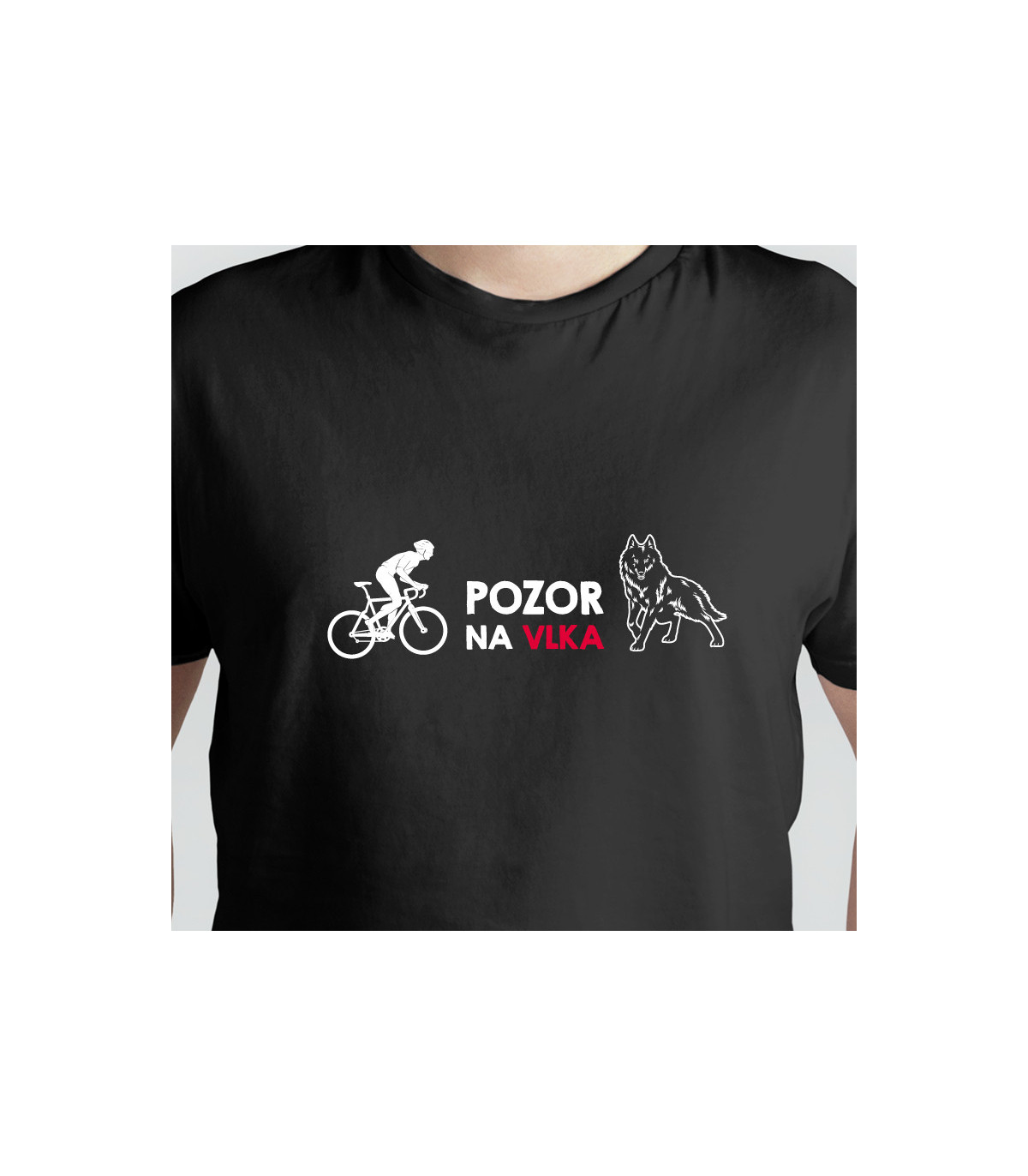 Tričko Pozor na vlka