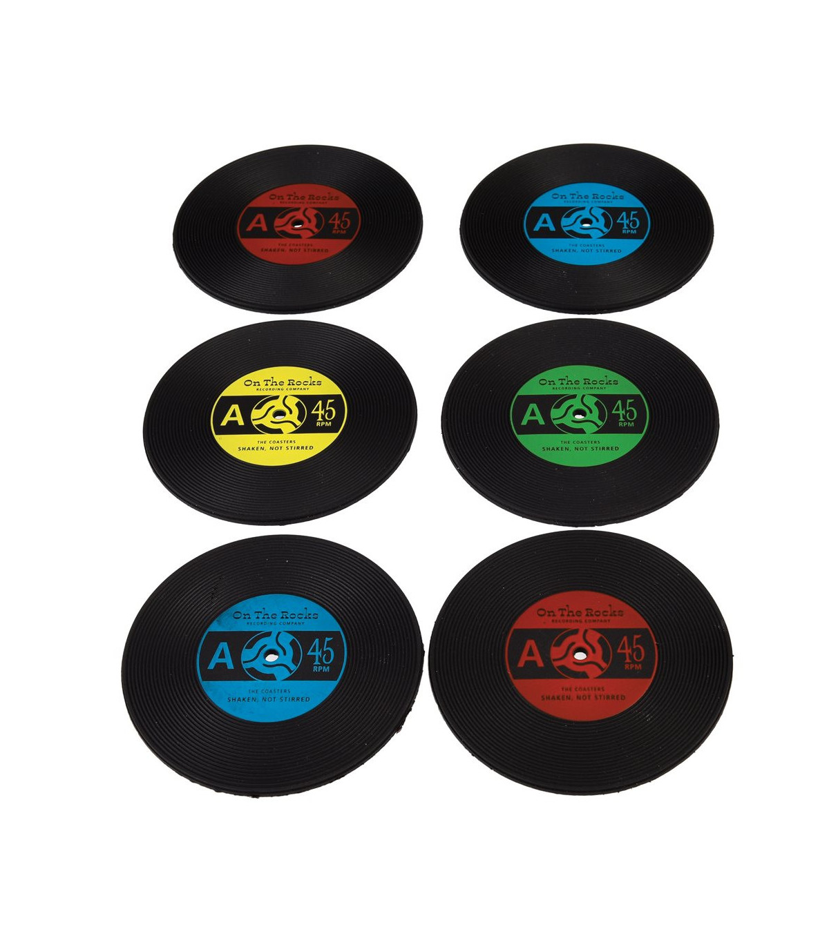 Podtácky ve tvaru vinylových desek