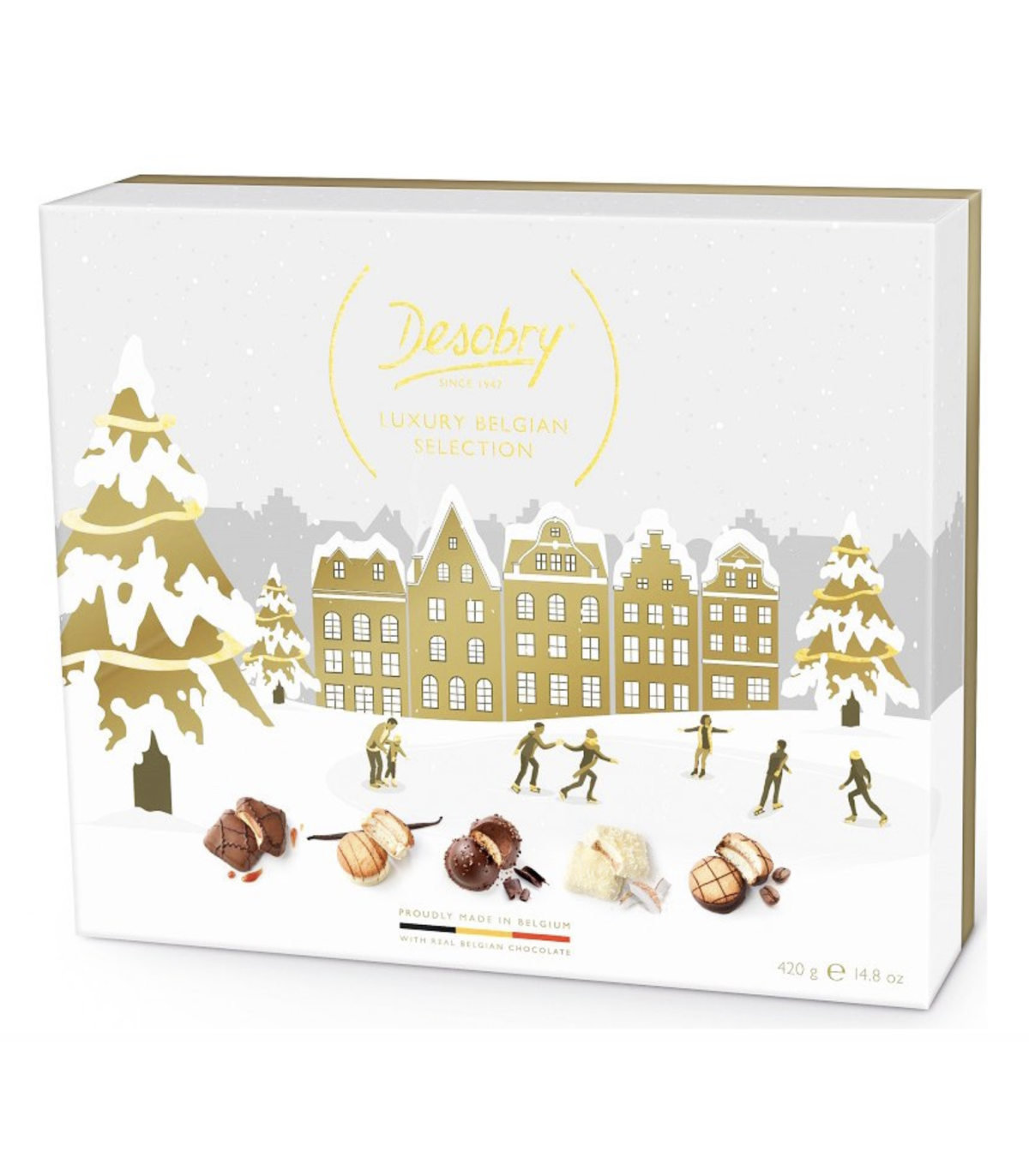 Dárková sada luxusních čokoládových sušenek