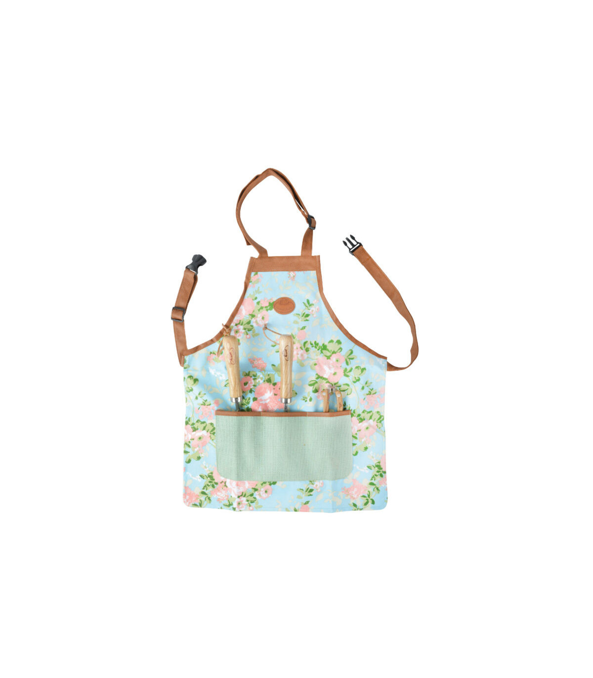 Květinová zahradnická zástěra za krk