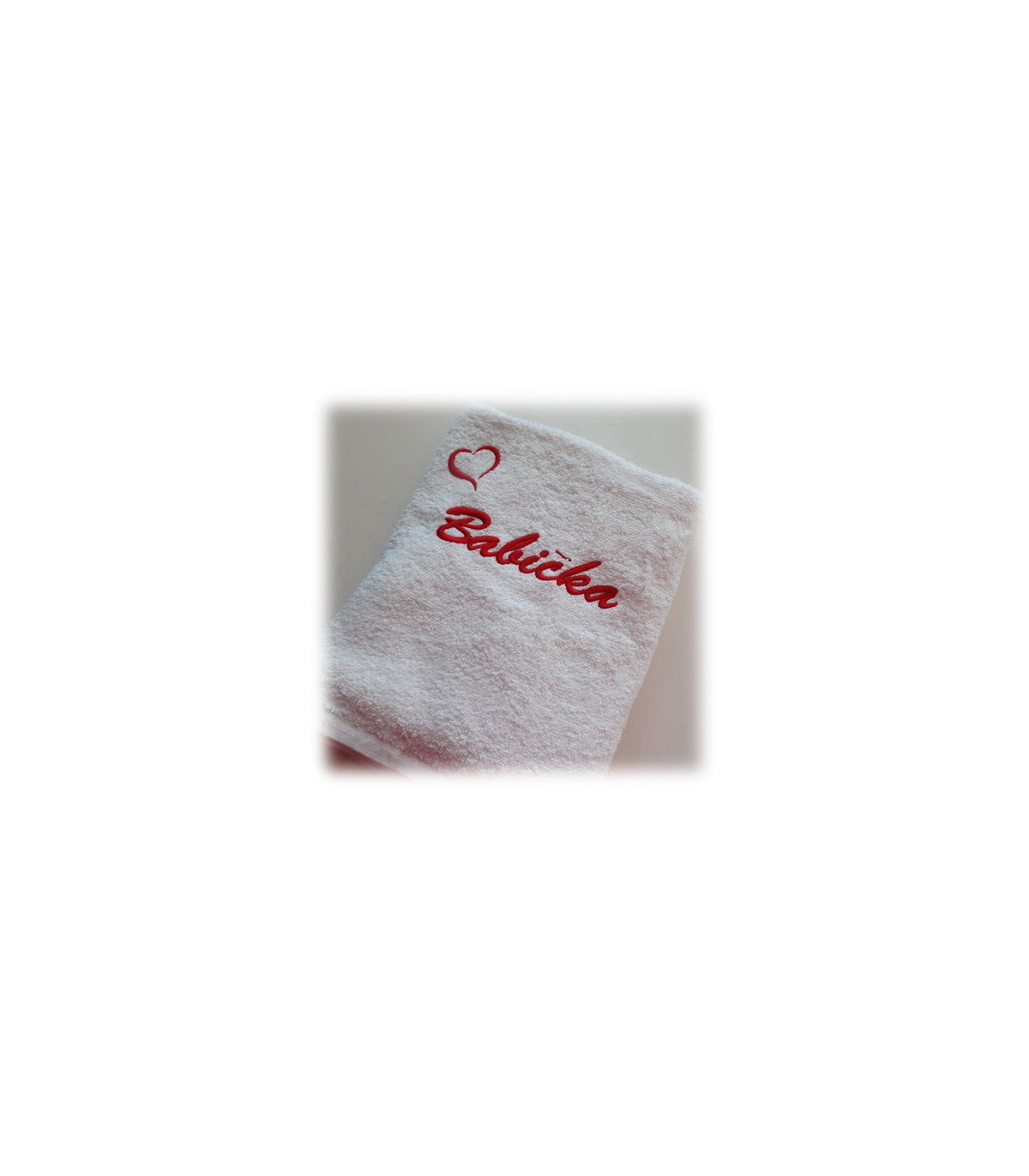 Ručník s věnováním Babička