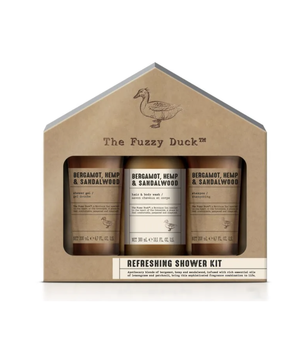 Kosmetická sada pro muže - Bergamot, Konopí a Santalové dřevo