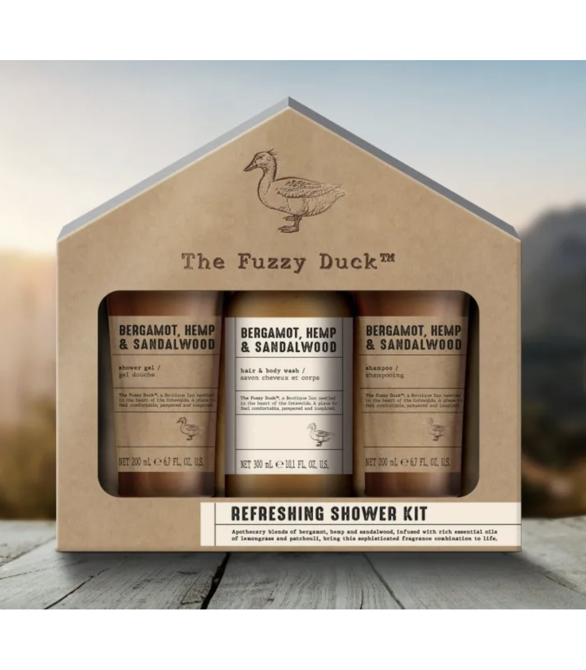 Kosmetická sada pro muže - Bergamot, Konopí a Santalové dřevo