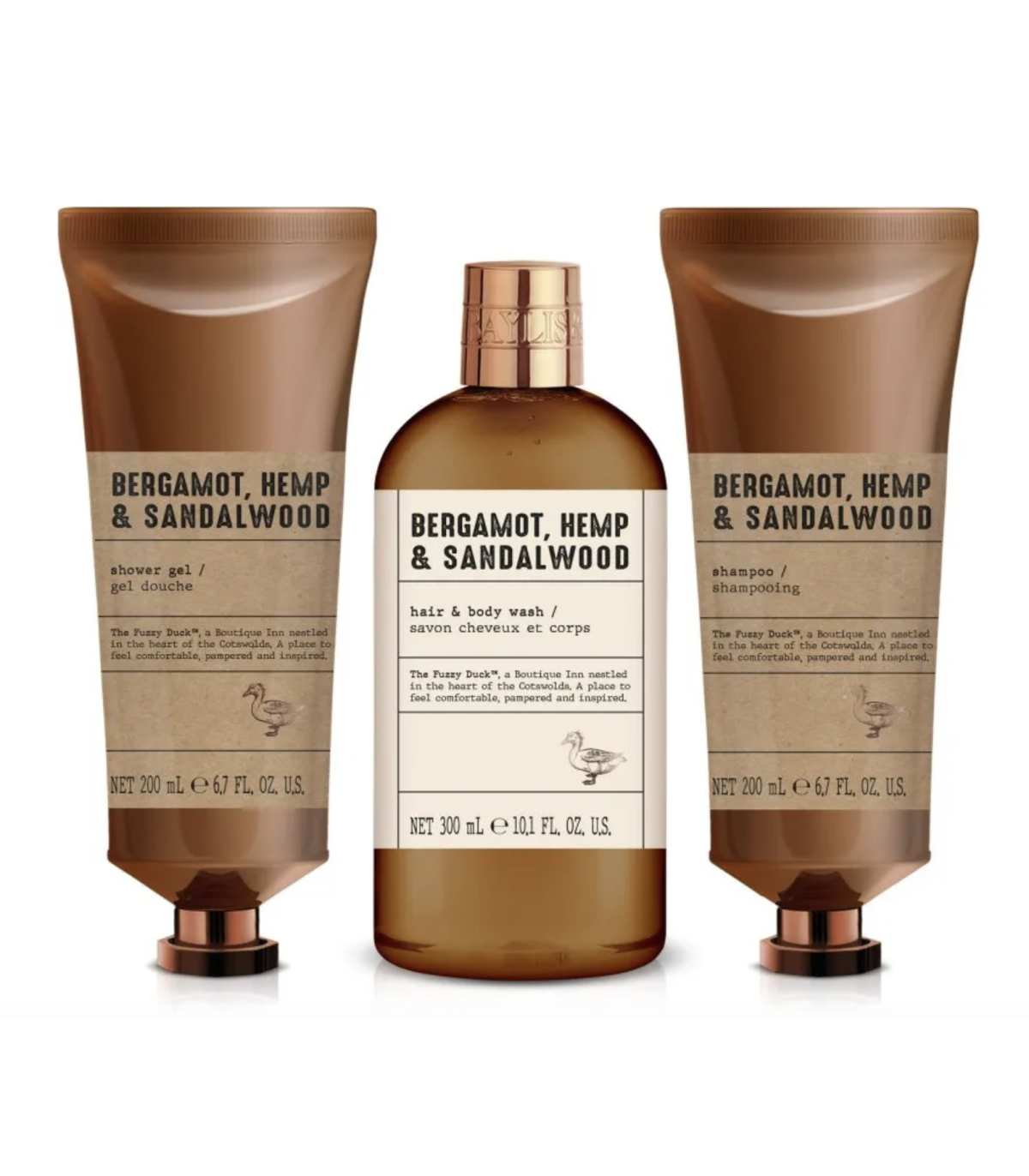 Kosmetická sada pro muže - Bergamot, Konopí a Santalové dřevo