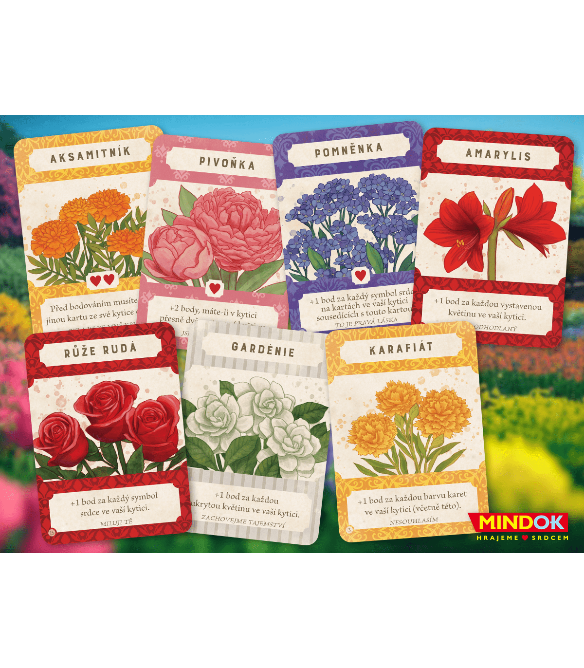 Karetní hra Řekni to květinou