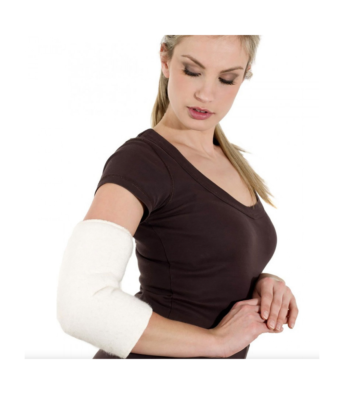 Elastická ortéza na loket z ovčí vlny