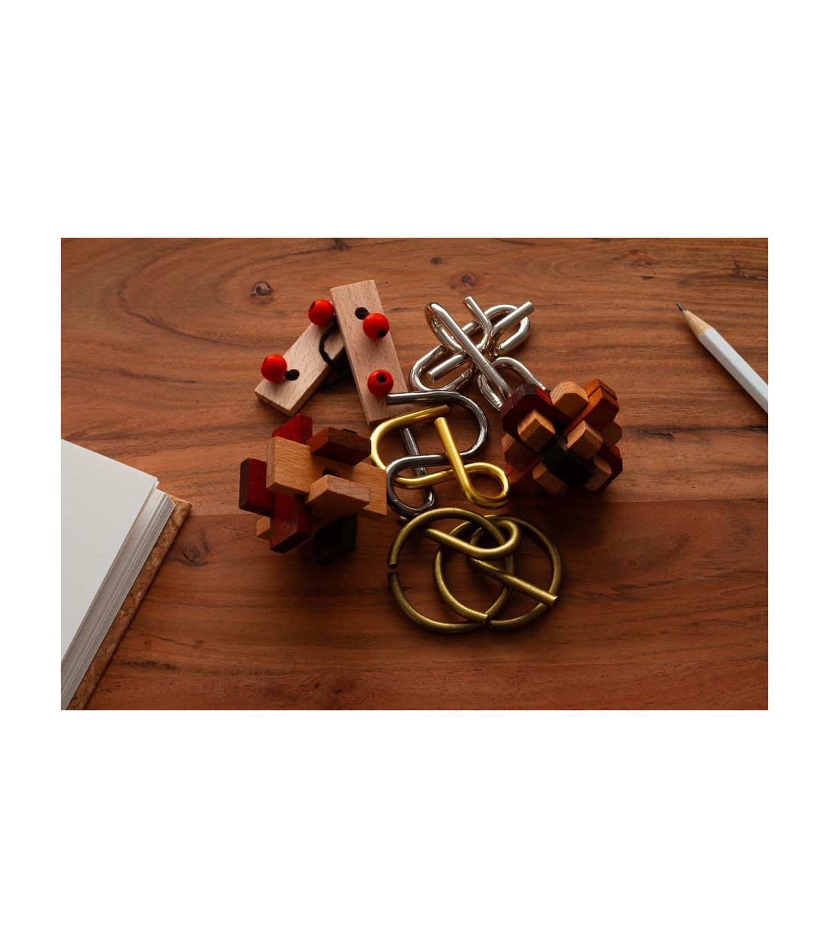 Brain Puzzle sada 6 hlavolamů