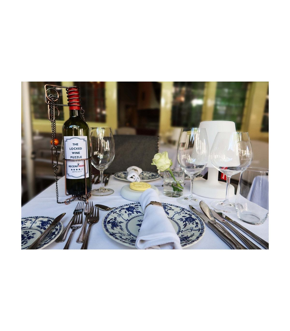 Hlavolam na láhev vína