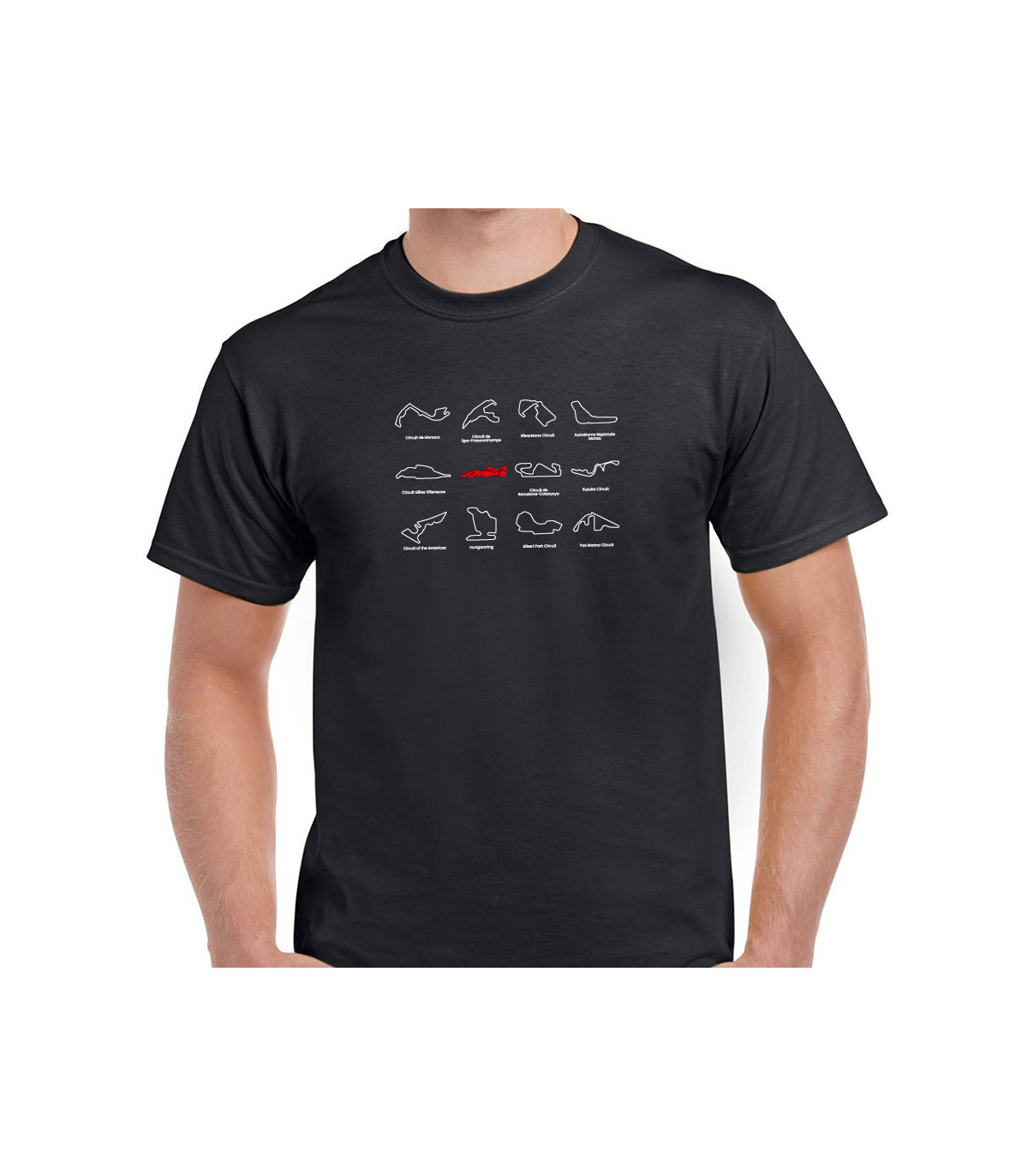 Tričko Nezapomenutelné okruhy F1