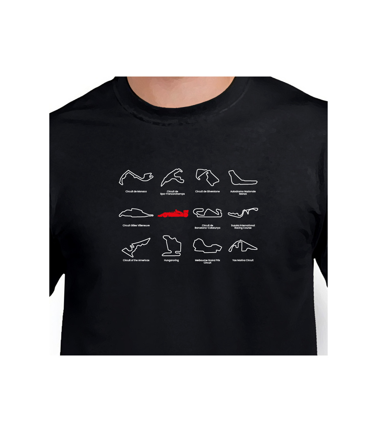 Tričko Nezapomenutelné okruhy F1