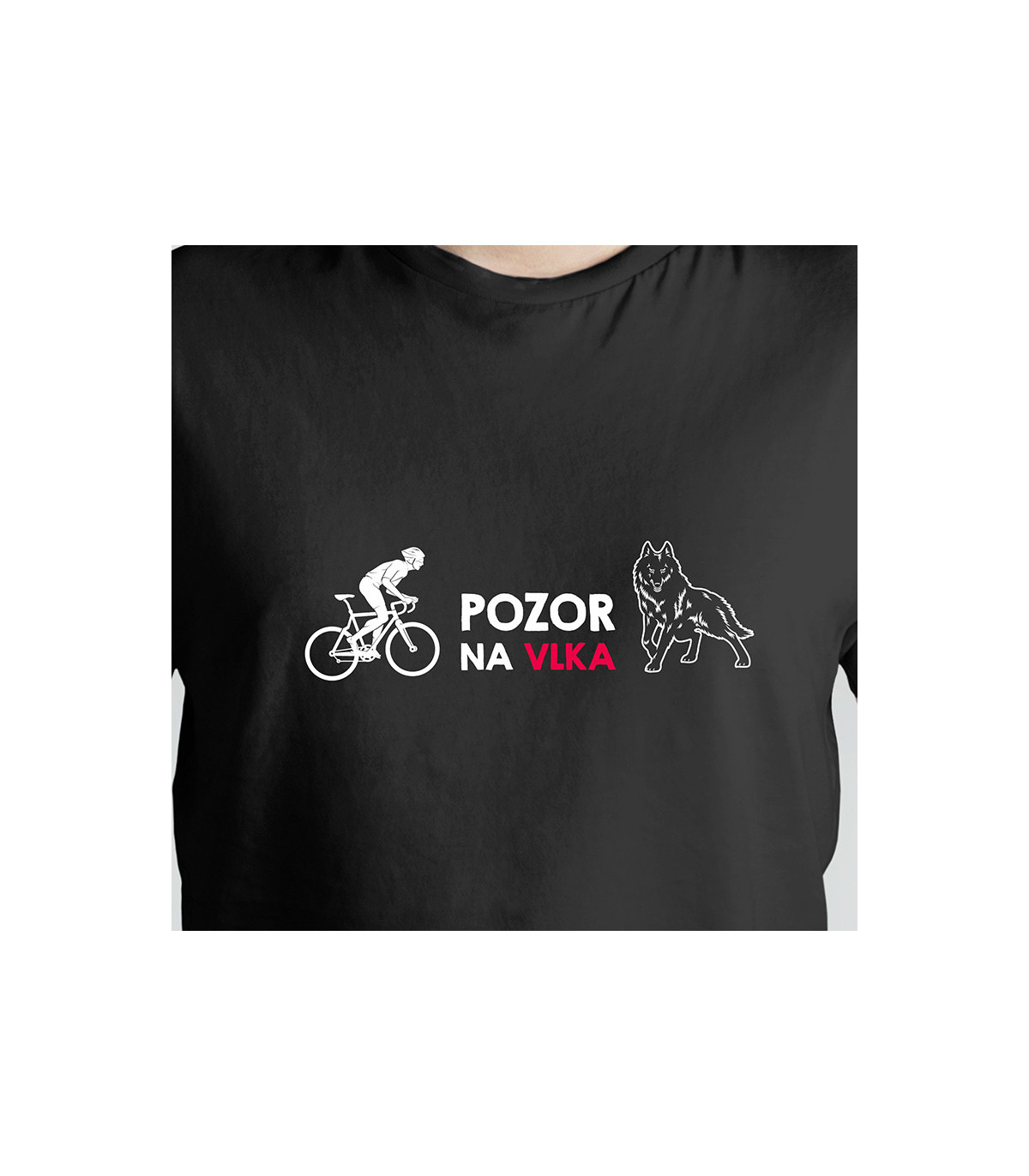 Tričko Pozor na vlka