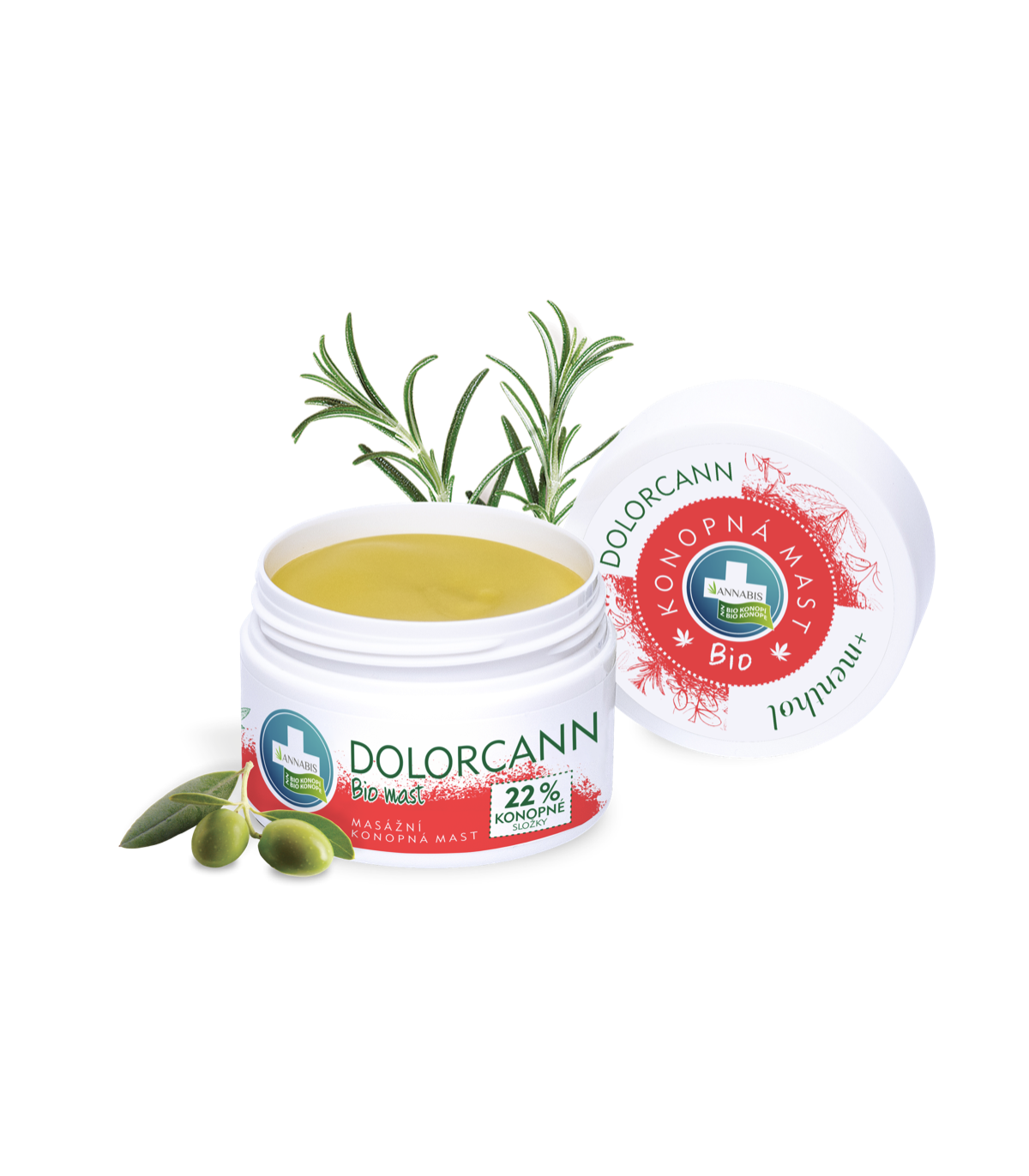 Dárková sada přírodní kosmetiky z konopí DOBRODRUH - péče o svaly, klouby a kůži