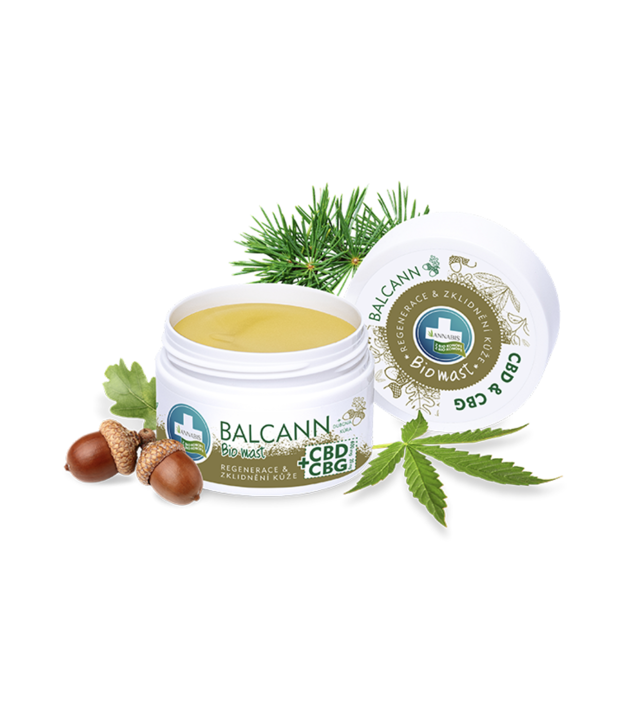 Dárková sada přírodní kosmetiky z konopí DOBRODRUH - péče o svaly, klouby a kůži