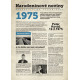 Narozeninové noviny 1974 s vlastním textem