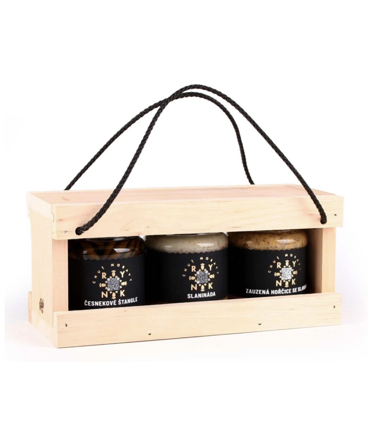 Krmítko s třemi vybranými delikatesami