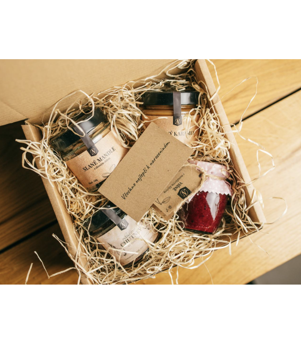 Narozeninová sada delikates v dárkovém balení