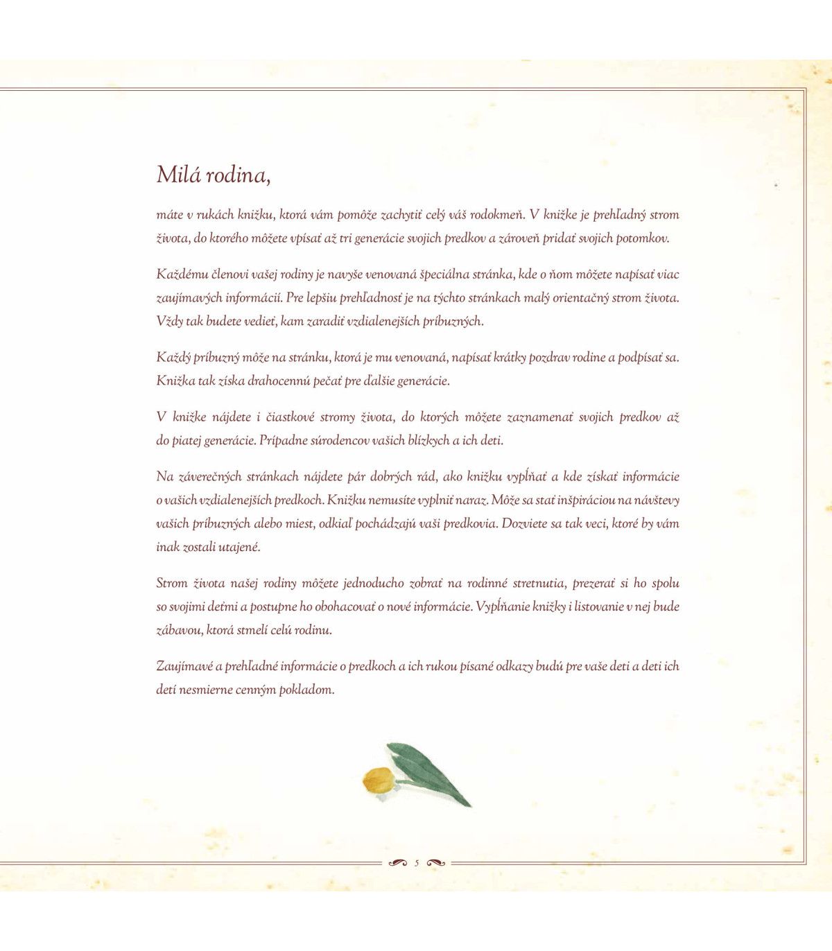 Strom života našej rodiny