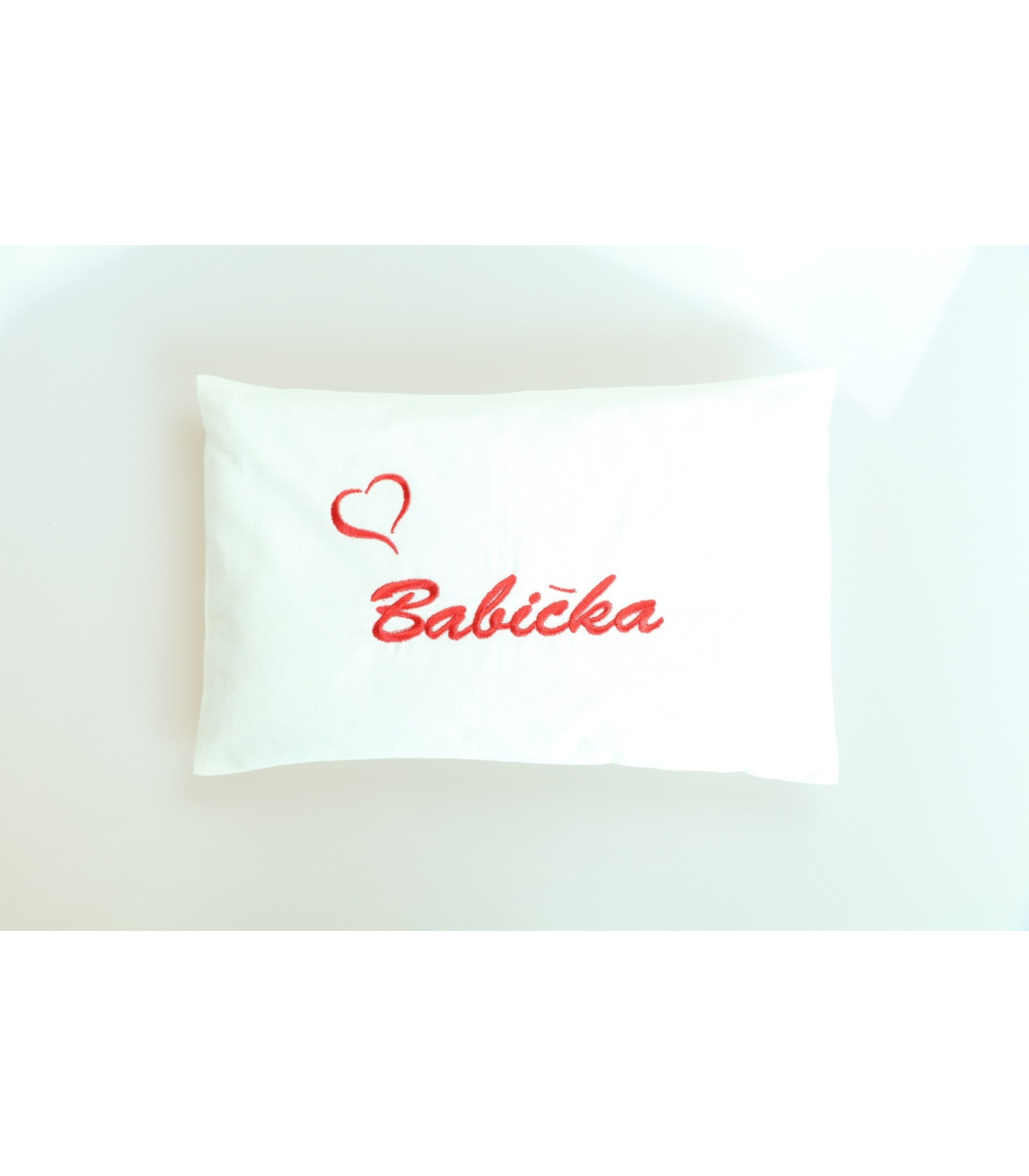 Ohrievací vankúšik s venovaním babička