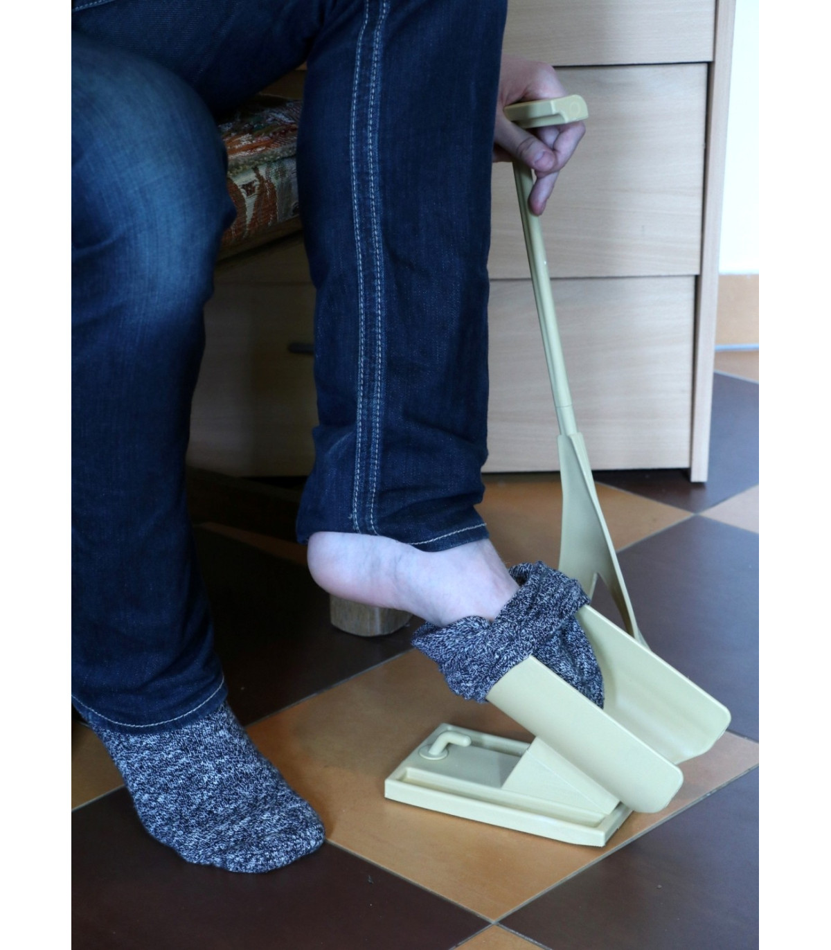 Pomocník na obliekanie a vyzliekanie ponožiek KOMPLET