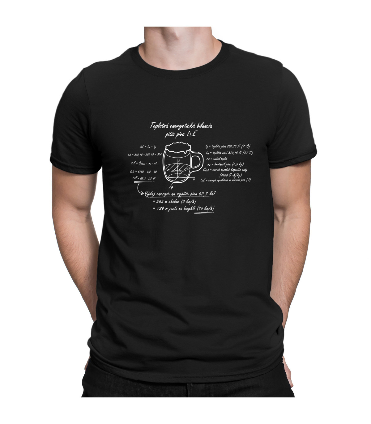 Originálne tričko Energetická bilancia piva