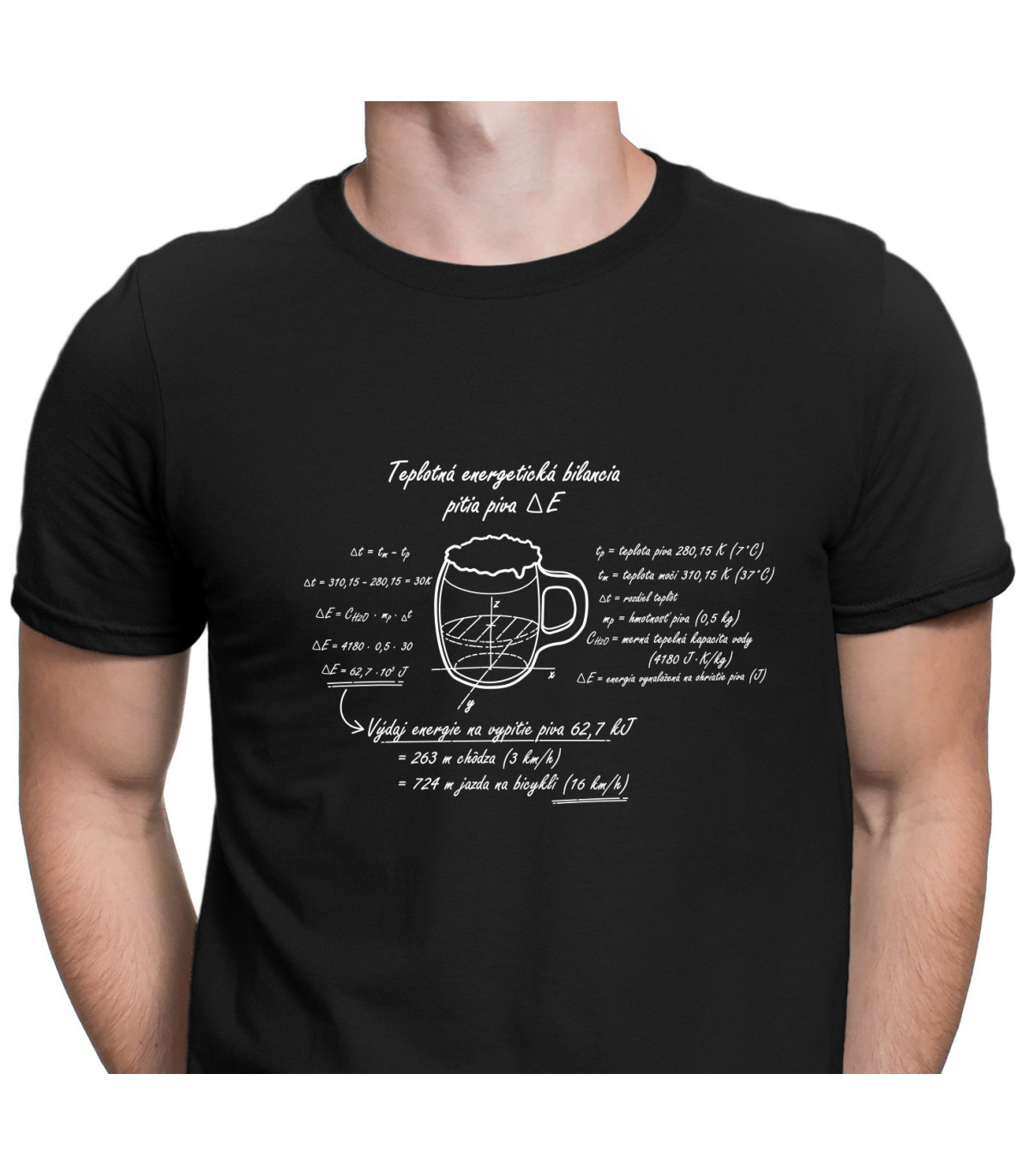 Originálne tričko Energetická bilancia piva