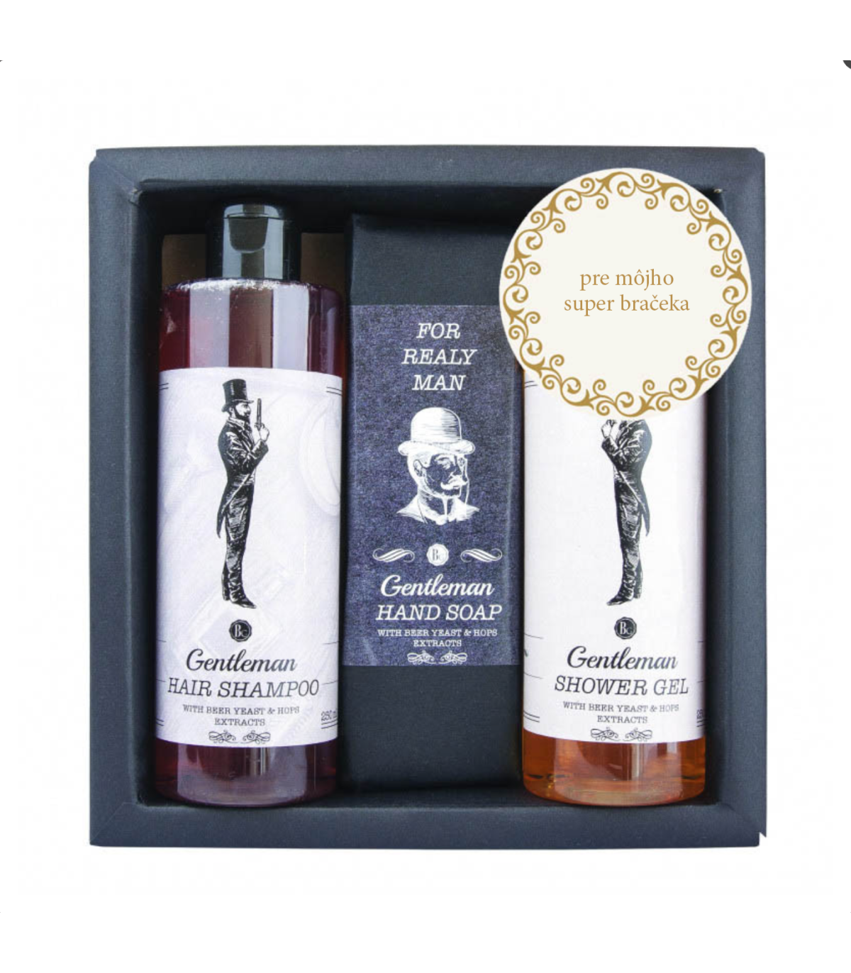 Kozmetický balíček pre gentlemanov