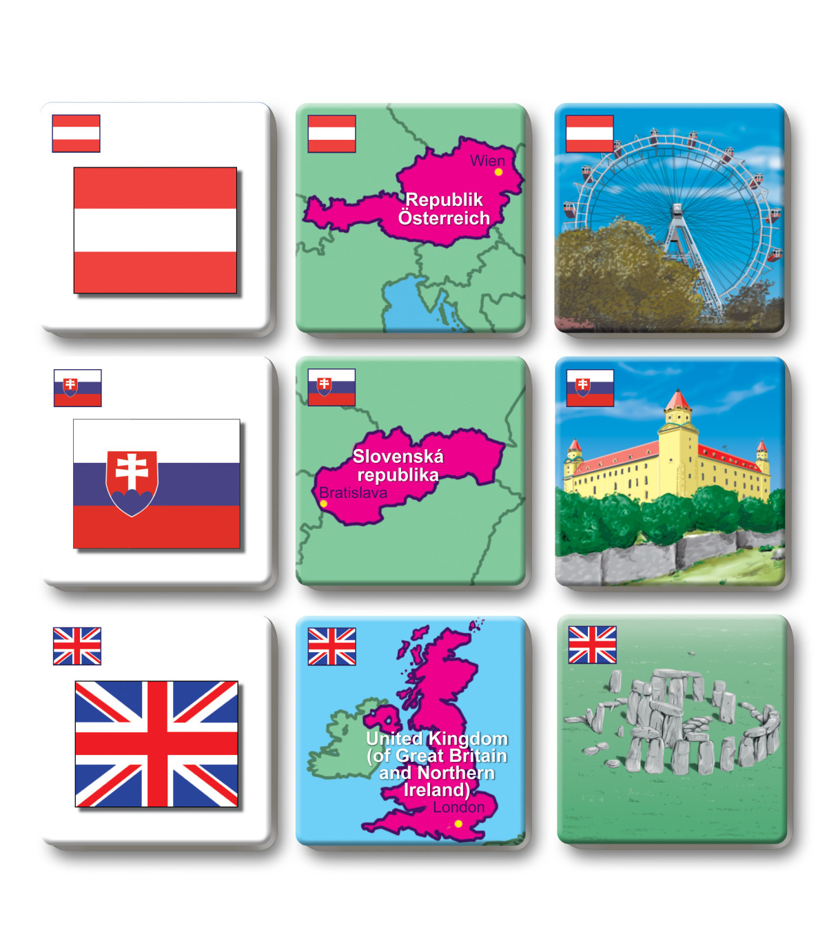 Pexetrio - EVROPA - STÁTY a jejich symboly